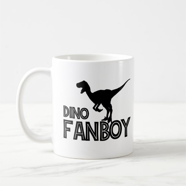 Mug Dino Fanboy - Dinosaur Lover (Gauche)