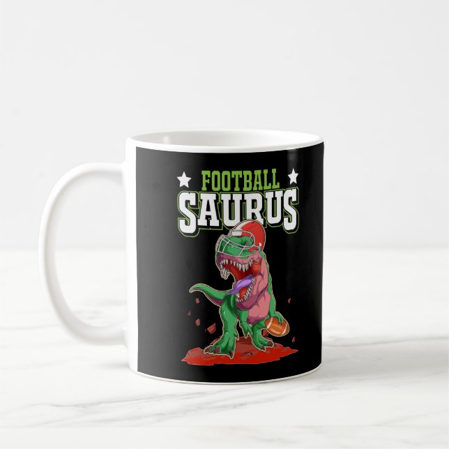 Mug Dino Sport Football américain jouant Trex (Gauche)