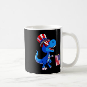Mug Dinosaur 4 juillet Chemise Us Drapeau Dino Kids Bo