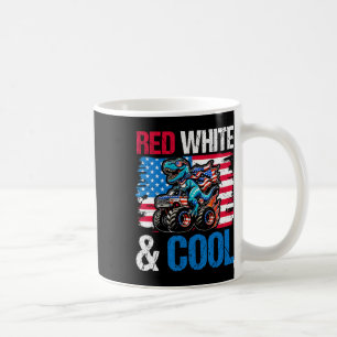 Mug Dinosaur Monster Truck Dino 4 juillet Garçons Amer