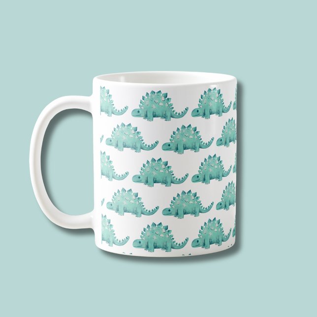 Mug Dinosaur Stegosaurus enfants animal (Stegosaurus dinosaur patterned coffee mug)