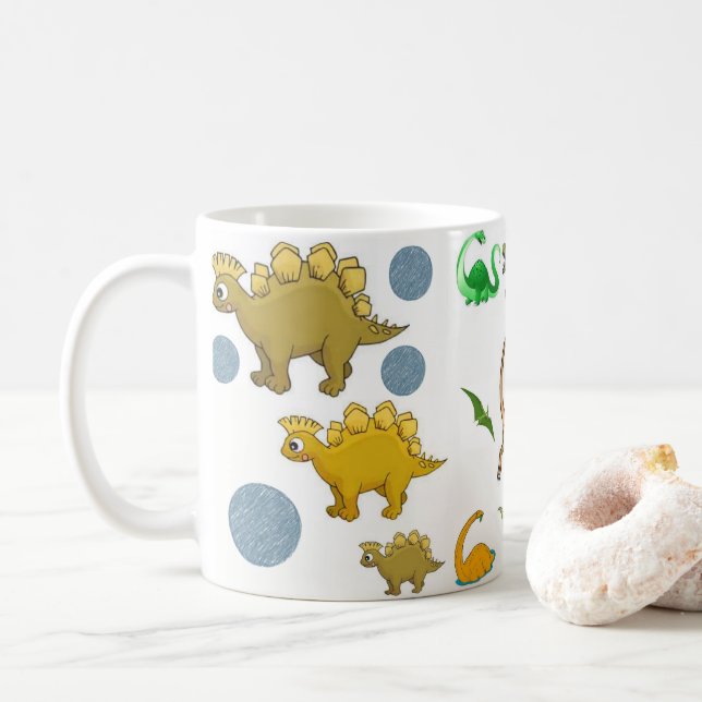 Mug dinosaure (Avec donut)