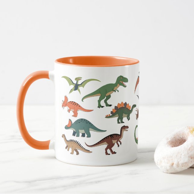 Mug Dinosaure (Avec donut)