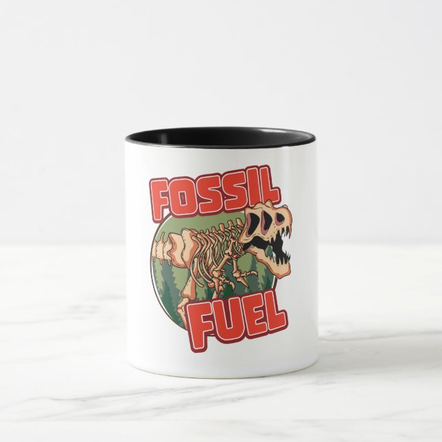 Mug Dinosaure "Carburant fossile" (Centre)