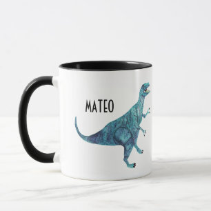 Mug Dinosaure personnalisé de nom