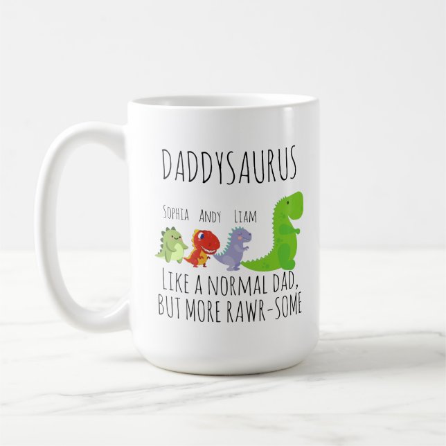 Mug Dinosaure rawr-some Daddysaurus (Gauche)