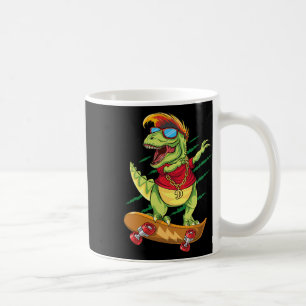Mug Dinosaure skater cool planche à roulettes Dabbing 