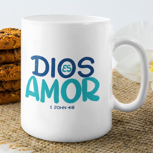 Mug Dios es Amor (Créateur téléchargé)