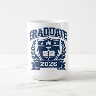 Mug Diplômé 2026 – Réussite Étape Collège