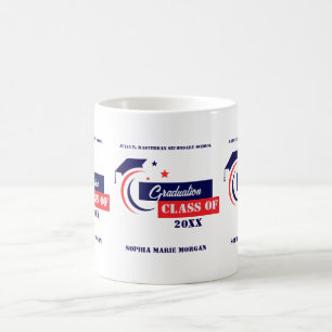 Mug Diplômé Bleu Rouge Blanc Classic