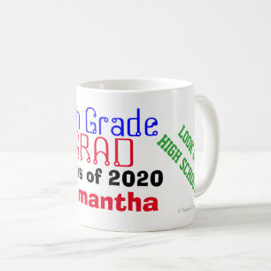 Mug Diplôme de 8e année Regardez l'école secondaire