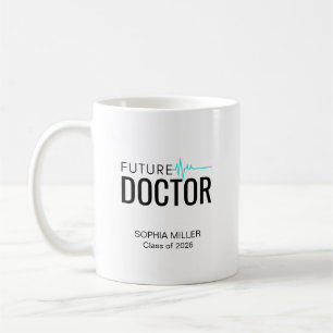 Mug Diplôme de docteur futur personnalisé
