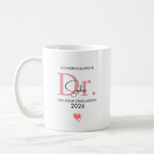 Mug Diplôme de docteur personnalisé Nom Promotion 2026