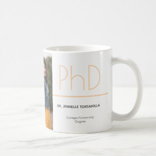 Mug Diplôme de doctorat Crème blanche Gris Photo