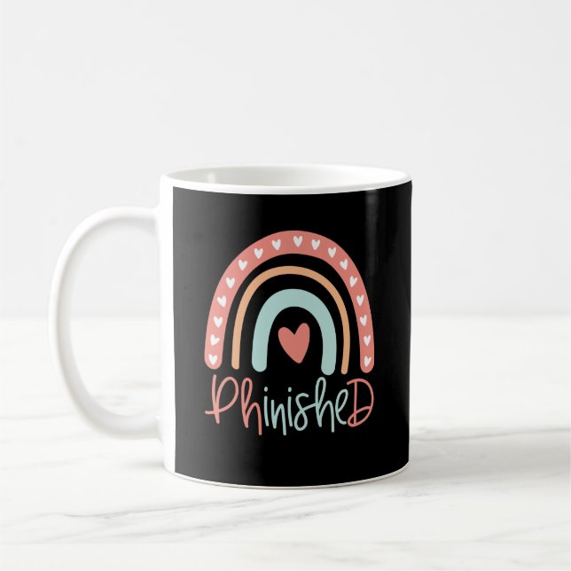 Mug Diplôme de doctorat de doctorat de terminologie (Gauche)