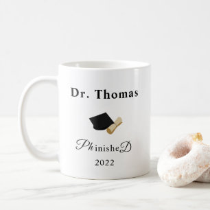 Mug Diplôme de doctorat Don de doctorat de doctorat d
