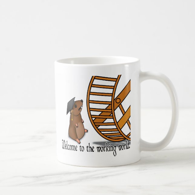 Mug Diplômé de hamster (Droite)