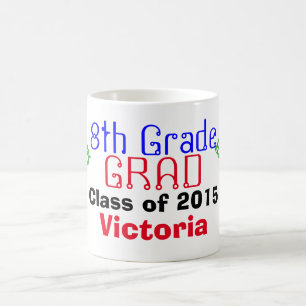 Mug Diplôme de huitième année Regardez l'école seconda