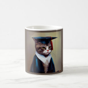 Mug Diplômé en chat