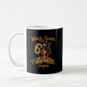 Mug Diplôme en santé publique de la Reine-Noire MSP