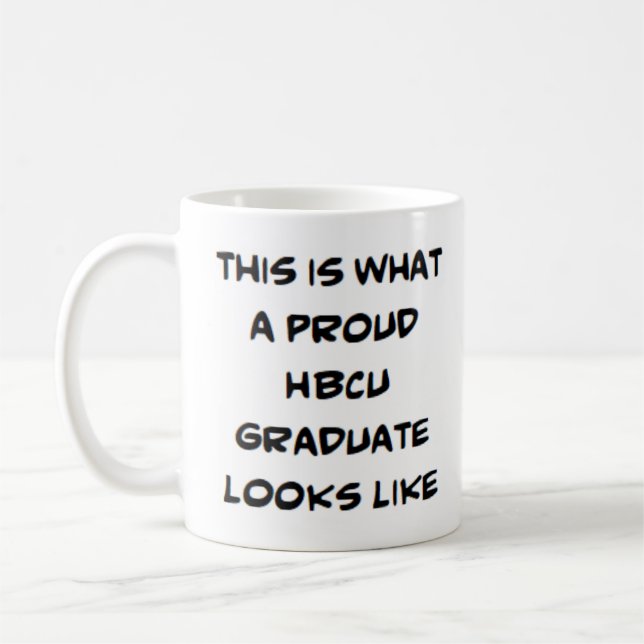 Mug diplômé hbcu, génial (Gauche)