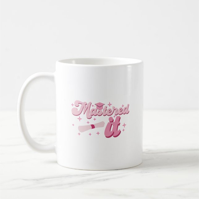 Mug Diplômé Maîtrise Diplômé MBA Diplômé (Gauche)