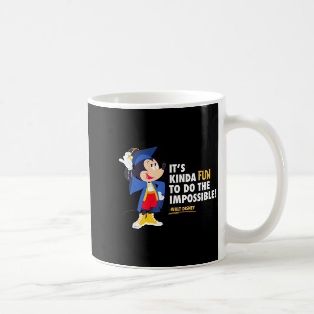 Mug diplômé Mickey mouse fait l'impossible (Droite)