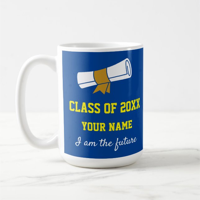 Mug Diplôme Pour Le Diplômé 15 oz (Gauche)