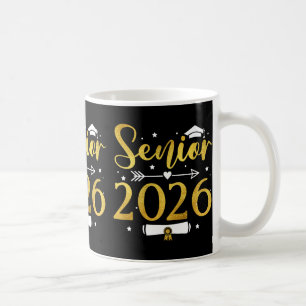 Mug Diplômé senior 2026 Promotion 2026 Diplômé Femme