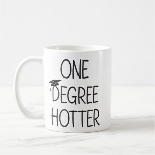 Mug Diplômé un degré plus chaud Drôle Collège Masters
