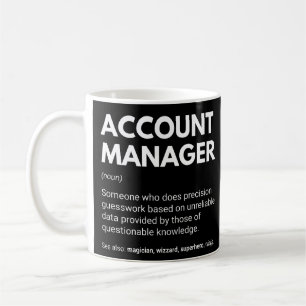 Mug Directeur de compte Définition de travail drôle