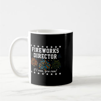 Mug Directeur de Feu d'Artifice Si Je Cours, Vous Cour