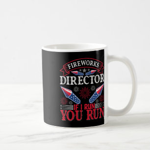 Mug Directeur de Fireworks Drapeau américain 4 juillet
