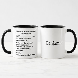Mug Directeur de la technologie de l'information perso