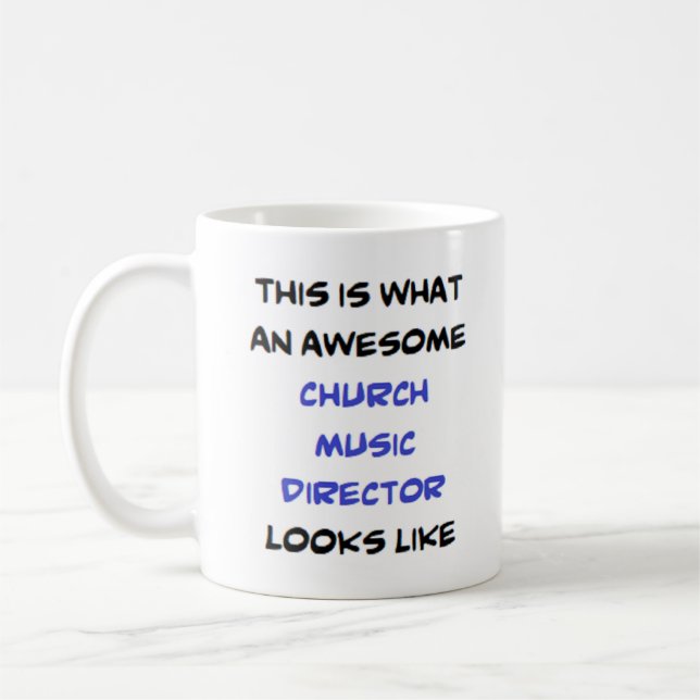 Mug directeur de musique d'église, génial (Gauche)