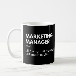 Mug Directeur Marketing Citation de Travail Drôle