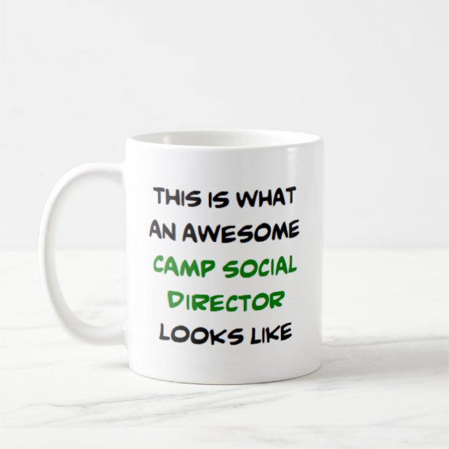Mug directeur social du camp, génial (Gauche)