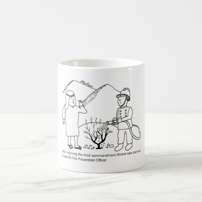 Mug Dirigeant de protection contre Moïse et incendie (Centre)