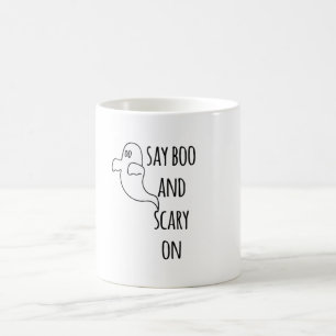 Mug Dis Boo Et Effraie - Drôle Halloween
