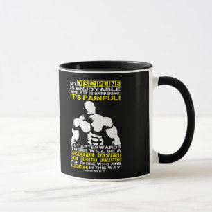 Mug DISCIPLINE - Exercice de musculation Motivation