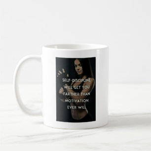 Mug Discipline vs Motivation - Inspiration de gym pour