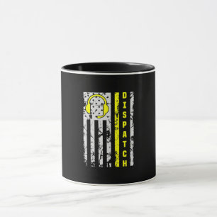 Mug Dispatcher de ligne d'or mince de l'opérateur d'ex