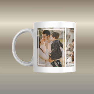 Mug Disposition de photos personnalisée pour les momen