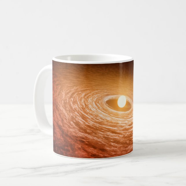 Mug Disque De Matériel Autour De Star Fu Orionis. (Devant gauche)