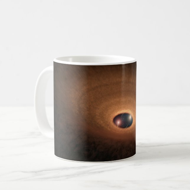 Mug Disque D'Étoiles De Matériel Dusty (Devant gauche)