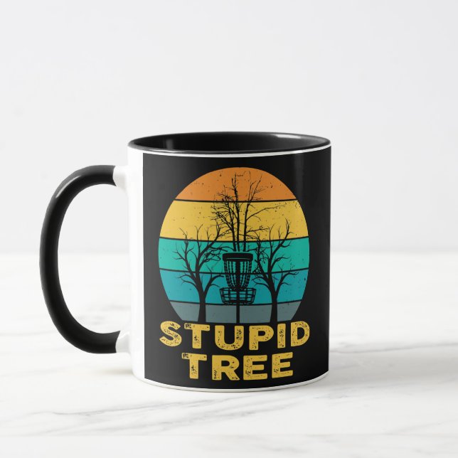 Mug Disque Golf Frisbee Golf Stupid arbre été Sport  (Gauche)