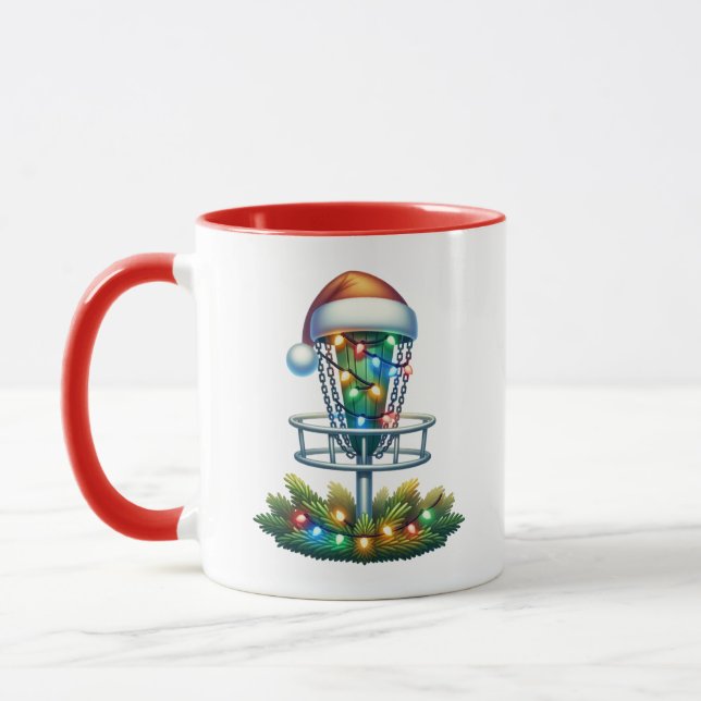 Mug Disque Golf Thématique Noël (Gauche)