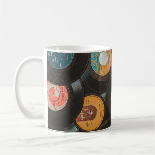 Mug Disques Classiques Vinyle Noir