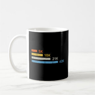 Mug Distances de course II - 5K 10K 21K 42K Marathoner