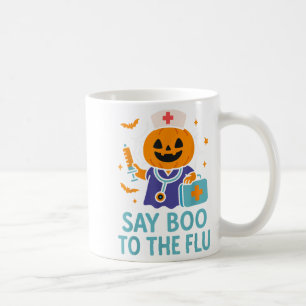 Mug Dites Boo Au Citrouille Du Vaccin D'Halloween De L